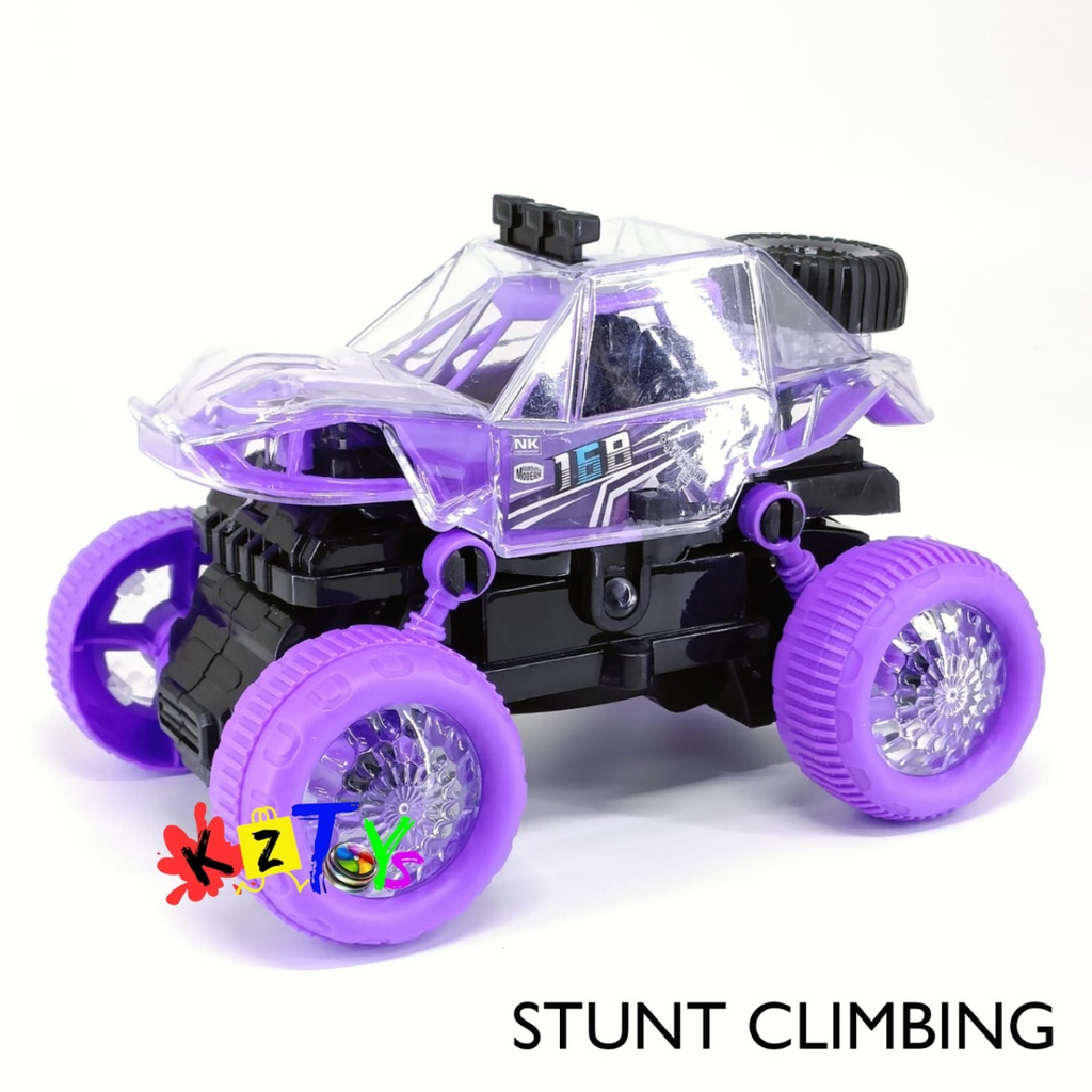 MAINAN STUNT CLIMBING CAR MOBIL MONSTER DANCING LAMPU