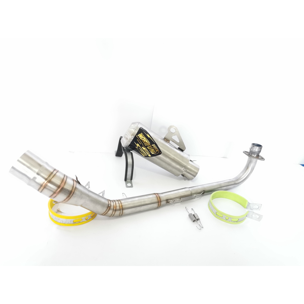 knalpot racing stainless kolong bebek norifumi