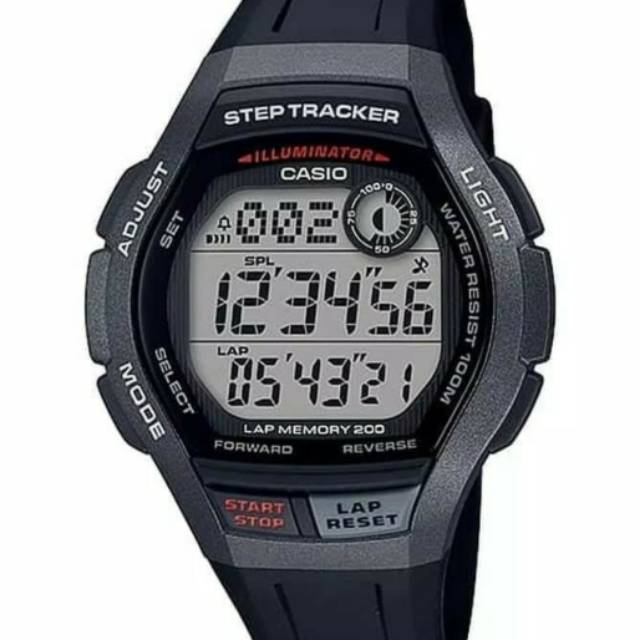 Jam Tangan Pria Casio WS-2000H-1A Original
