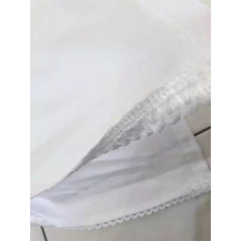Kaos Dalaman Gamis Wanita Panjang Putih