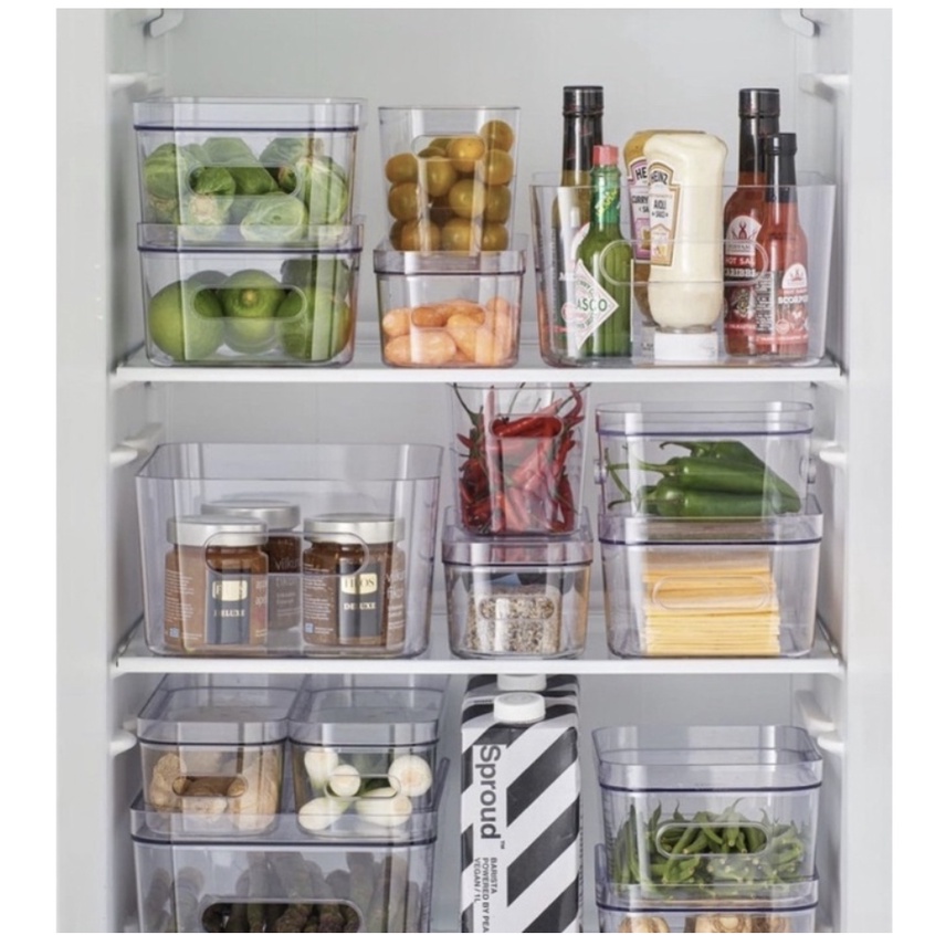 【GOGOMART】Storage Organizer Acrylic Akrilic Transparan / Tempat Penyimpanan Laci Meja &amp; Kulkas Aesthetic