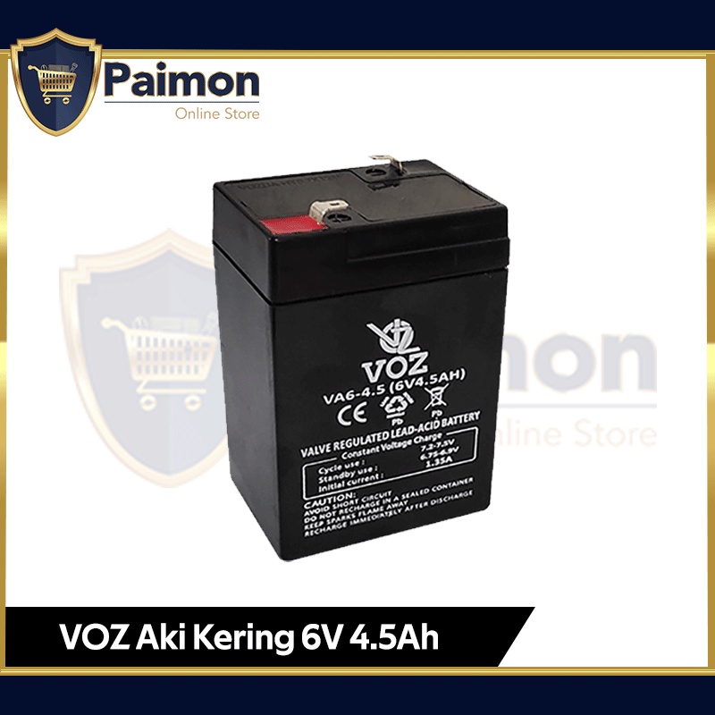 Aki Kering 6V 4.5 Ah Voz 6V 4.5Ah | Aki Timbangan 6V 4Ah Aki 6V 4 Ah
