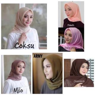  kerudung  Bella  square  Doubel Hycon Laudya chyntia 