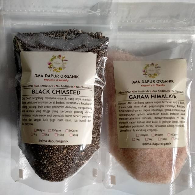

Paket Hemat Black Chiaseed Mexico Dan Garam Himalaya