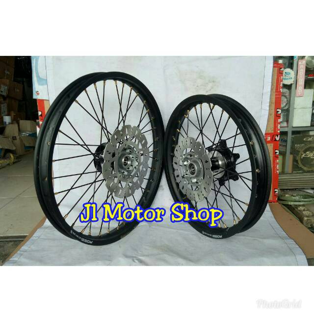 Paketan Velg Honda CRF 150 L Ring 18 21 Dan 16 19 Full Set Bonus Rakit Tinggal Pasang Pnp