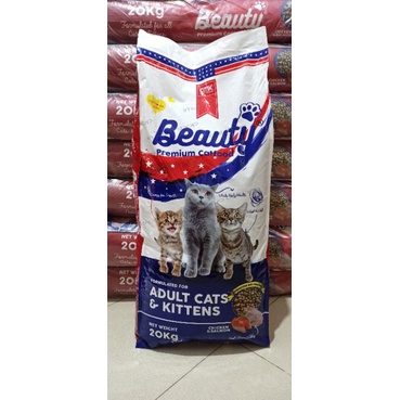 Beauty cat food kemasan repack 1 kg