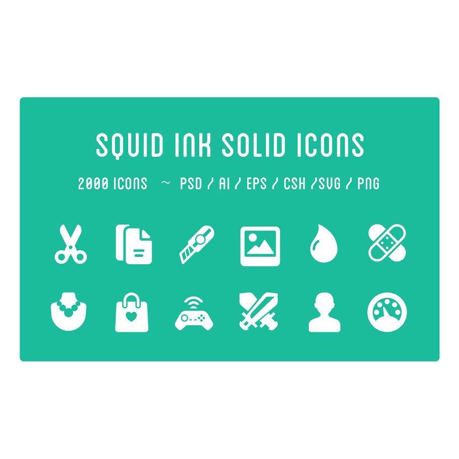 6000 Flat Icons Big Bundle - Vector Designs