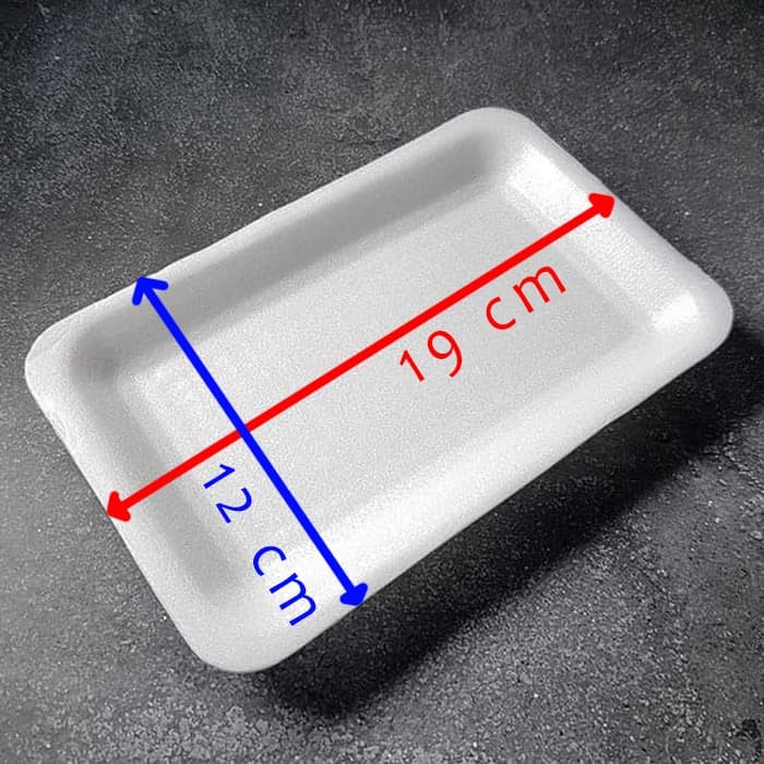 

(DISKON TERMURAH) Tray Gabus TR03 250 pc Styrofoam Sterofoam Stirofoam DAGING BUAH SAYUR