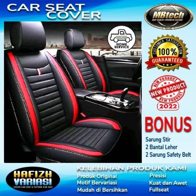 Sarung jok mobil Mbtech Ertiga Avanza Terios Rush Sigra Livina Innova Xpander Fortuner Xenia Brv Xl7