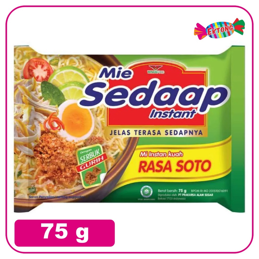 

SEDAAP MIE SOTO 75 GR