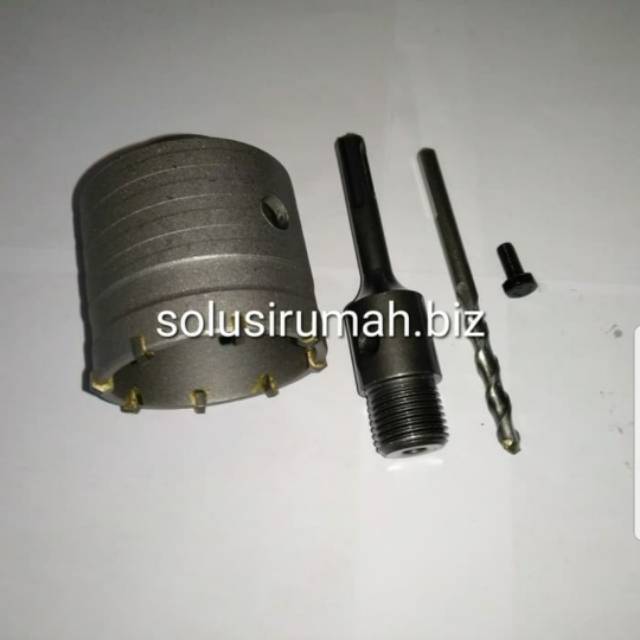 MATA BOR BETON 65MM 3PCS SET HOLE SAW TEMBOK AC AIR CONDITIONER MATA