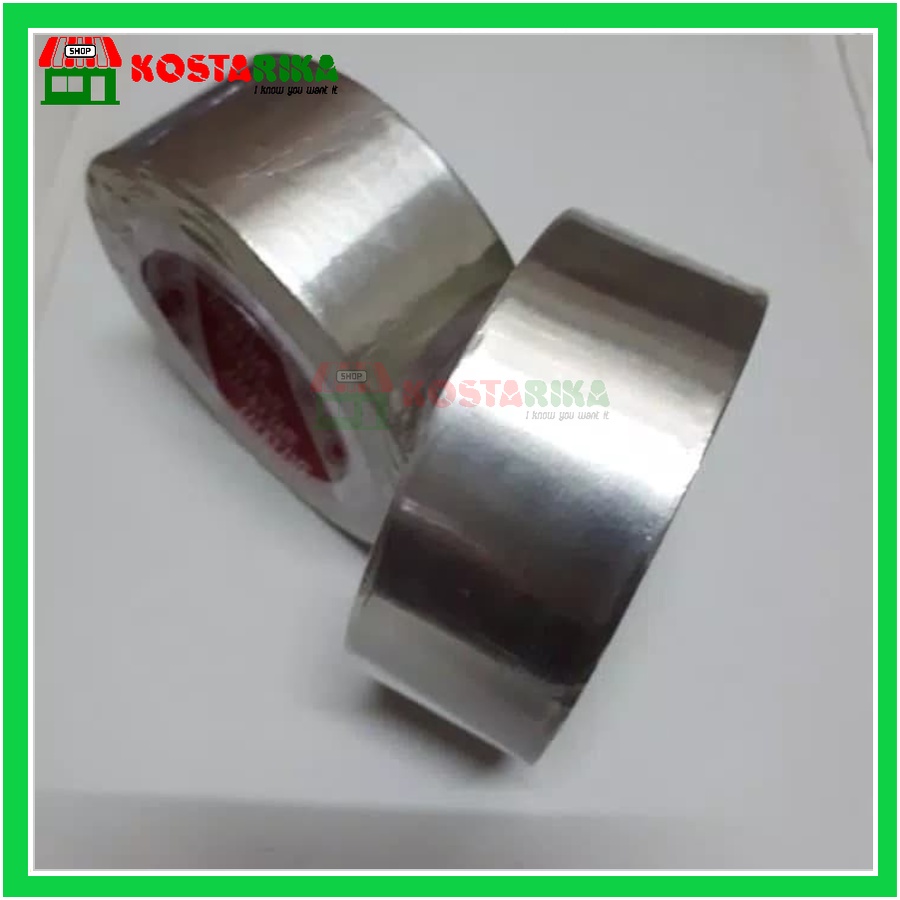 Tambal Panci Lakban Alumunium Foil Tape Lakban Warna Silver