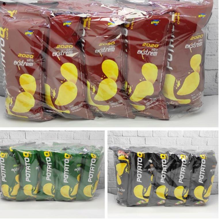 

⍈ Potato Q Chips 28 gram (1 pack isi 10 pcs) ㅥ