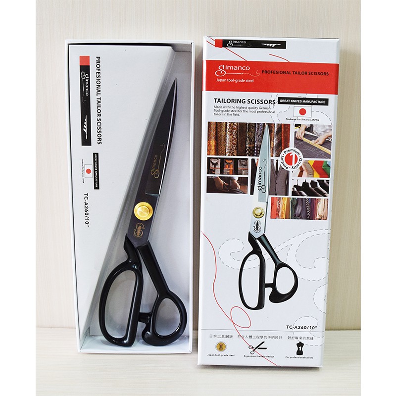 

Jual Gunting Bahan Professional - Tailor Scissors SIMANCO (Japan) 10" Murah