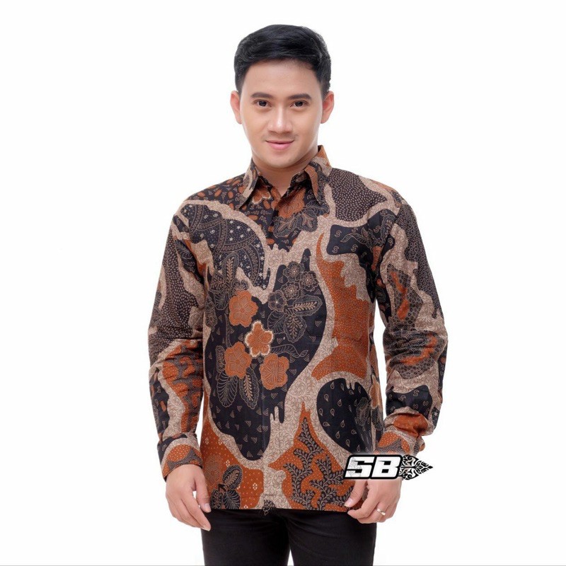 BATIK PRIA LENGAN PANJANG BAJU BATK BATIK PEKALONGAN MODEL TERBARU