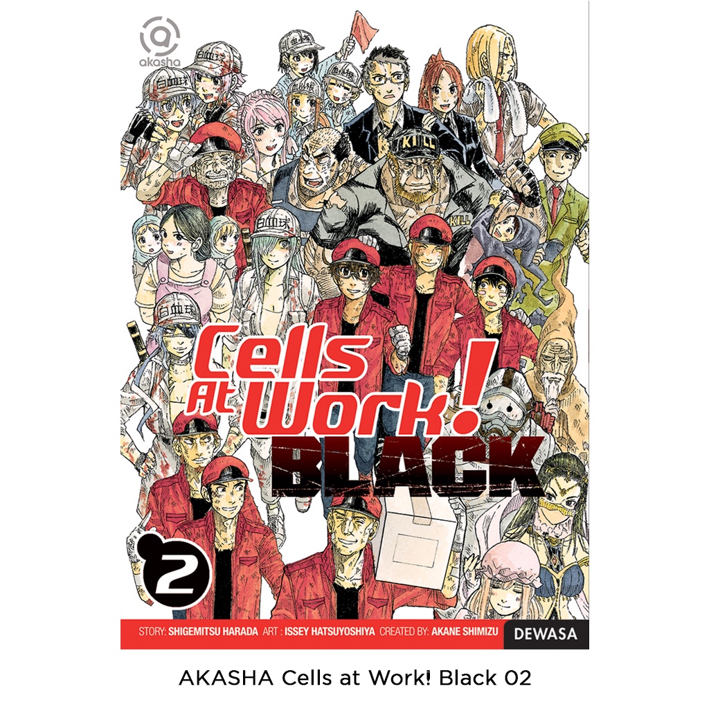 Gramedia Bali - AKASHA : Cells at Work! Black 02