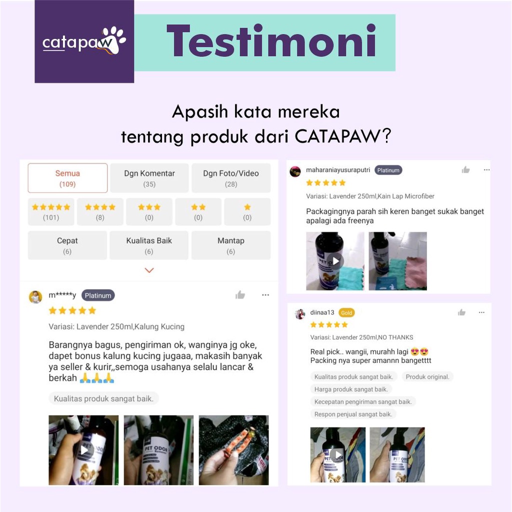 Spray Penghilang Bau Kotoran Kucing / Pet Odor Remover Penghilang Bau Pesing Bak Pasir Kucing / Cat Litter Box Spray Pipis Pup Kucing - Aroma Lavender