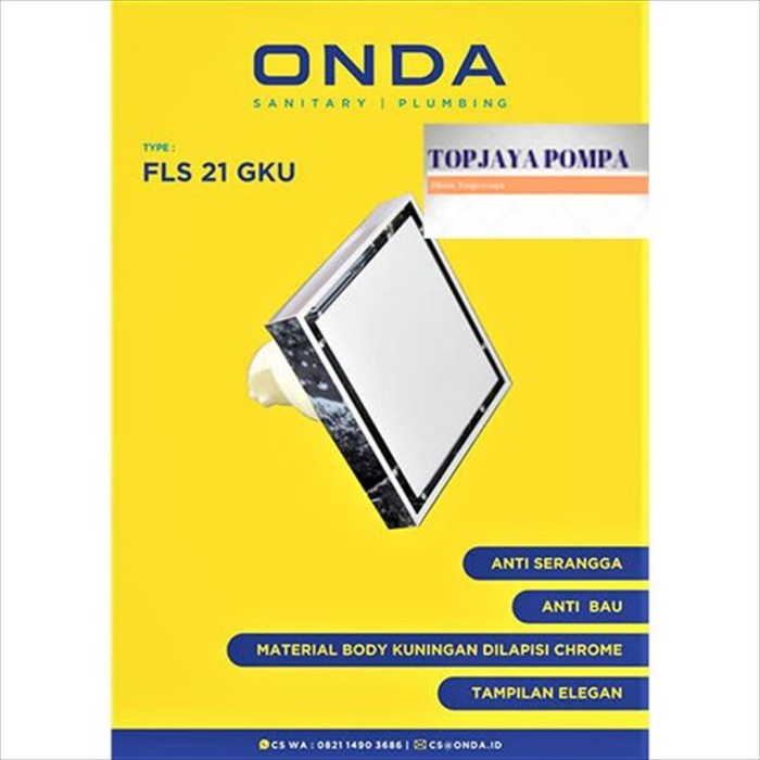 new FLOOR DRAIN FLS 21 GKU ONDA KUNINGAN