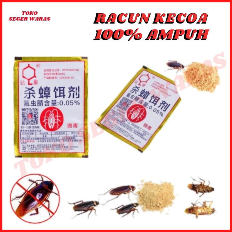 10 Pcs Racun Kecoa Ampuh Import Cina Mie Zhang Qing 10 PCS