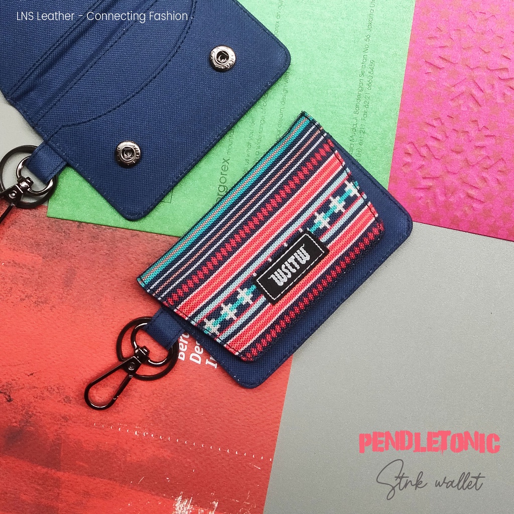 Dompet STNK E-Toll Mobil Gantungan Kunci Stnk Motor Pendletonic Edition