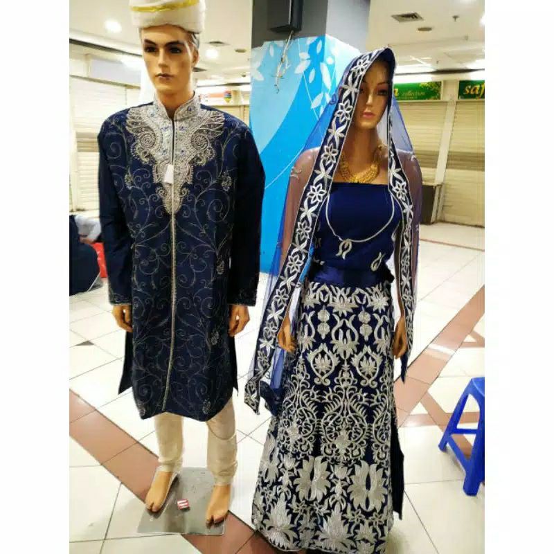 couple set / baju pengantin india sepasang baju adat pernikahan paket pernikahan wedding resepsi
