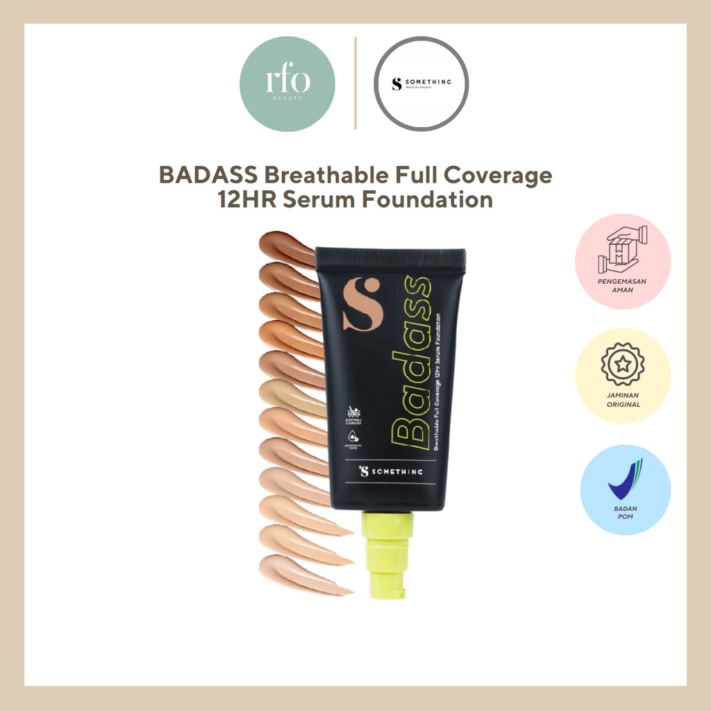 Somethinc BADASS Breathable Full Coverage 12HR Serum Foundation