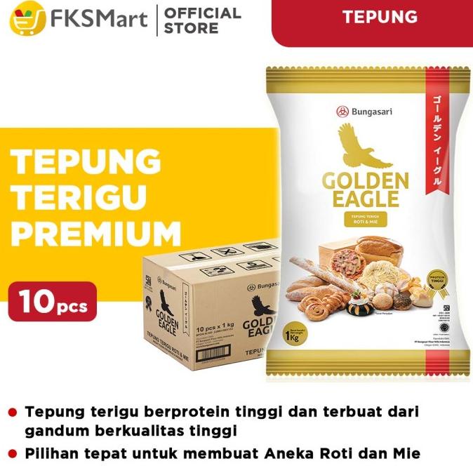 

vikriyansatyaveta5694 GOLDEN EAGLE Tepung Terigu 1 kg Karton TERLARIS TERPERCAYA ORIGINAL