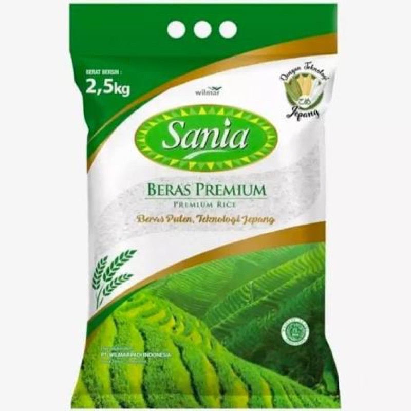 Beras Sania Premium 2,5kg