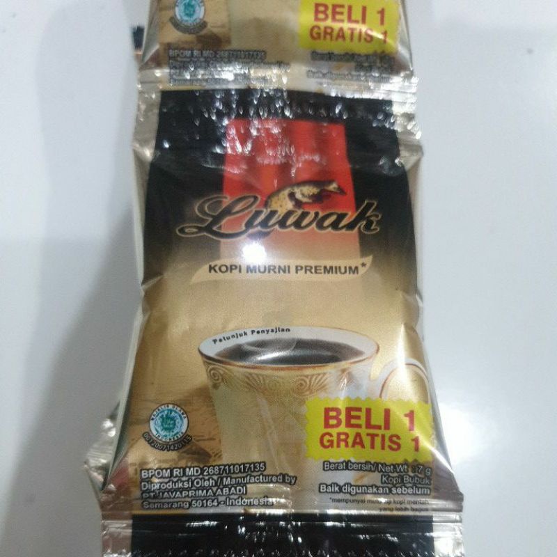 

Kopi luwak hitam mini 7 gr