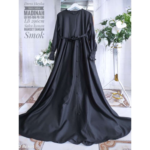 Gamis madinah terbaru Dress Hayka