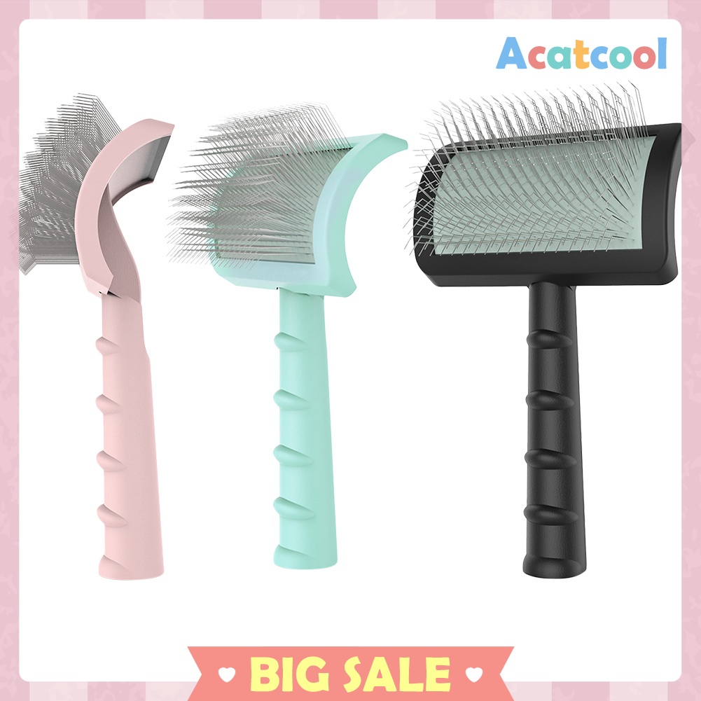 Pet Grooming Comb Shedding Needle Brush Dog Cat Loose Undercoat Dematting