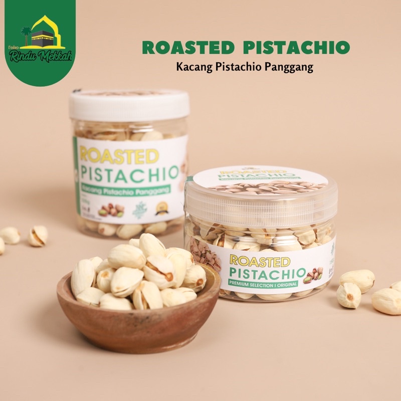 

Kacang Pistachio panggang pistasio Roasted oleholeh haji