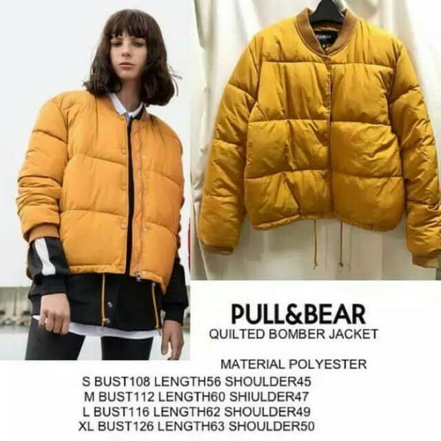 JAKET WINTER WANITA PULL AND BEAR-JAKET MUSIM DINGIN CEWEK-JAKET TRAVELING-JAKET CAMPING HIKING
