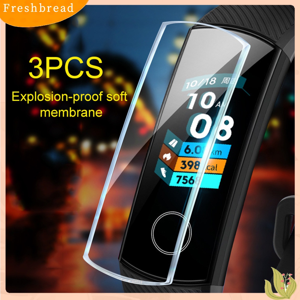 Terlaris 3Pcs TPU Explosion-Proof HD Soft Full Protective Film for Huawei Honor Band 5