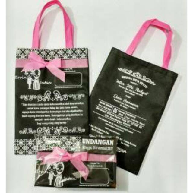 UNDANGAN PERNIKAHAN UNIK / TAS SOVENIR PERNIKAHAN ( proses cepat)