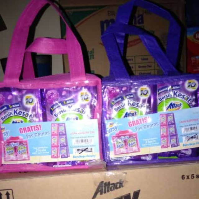 Attack Easy Free Tas isi 24sachet 42mll