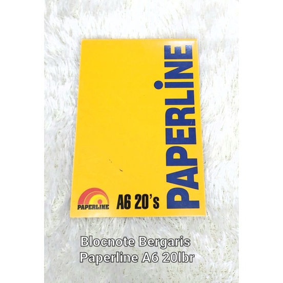 

(4pc)Buku/Notes Blocnote/Bloknot Bergaris A6 Paperline 20lbr