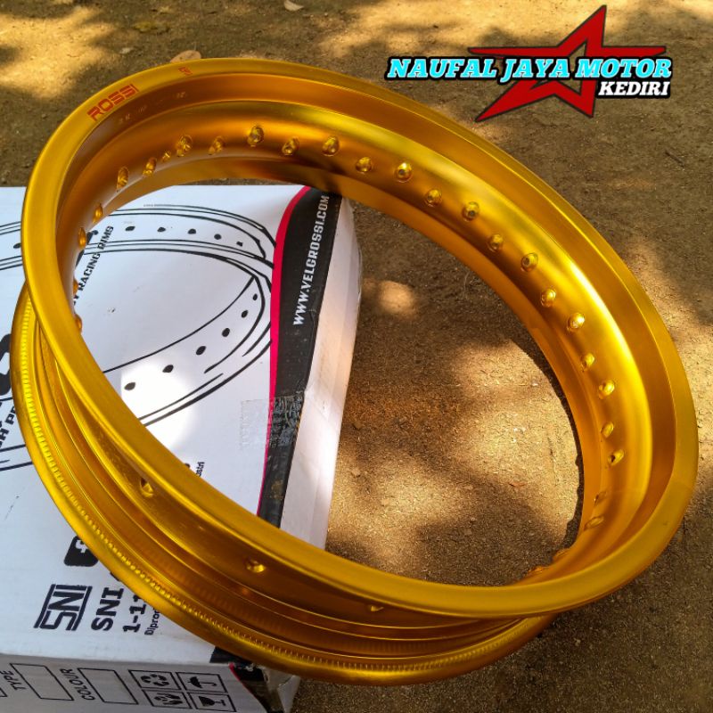 VELG ROSSI VELG WM SUPERMOTO 17 350 HOLE 36 GOLD VELG SUPERMOTO