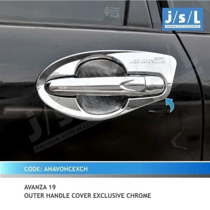 Mangkok Pintu Xenia 2019 Exclusive Chrome