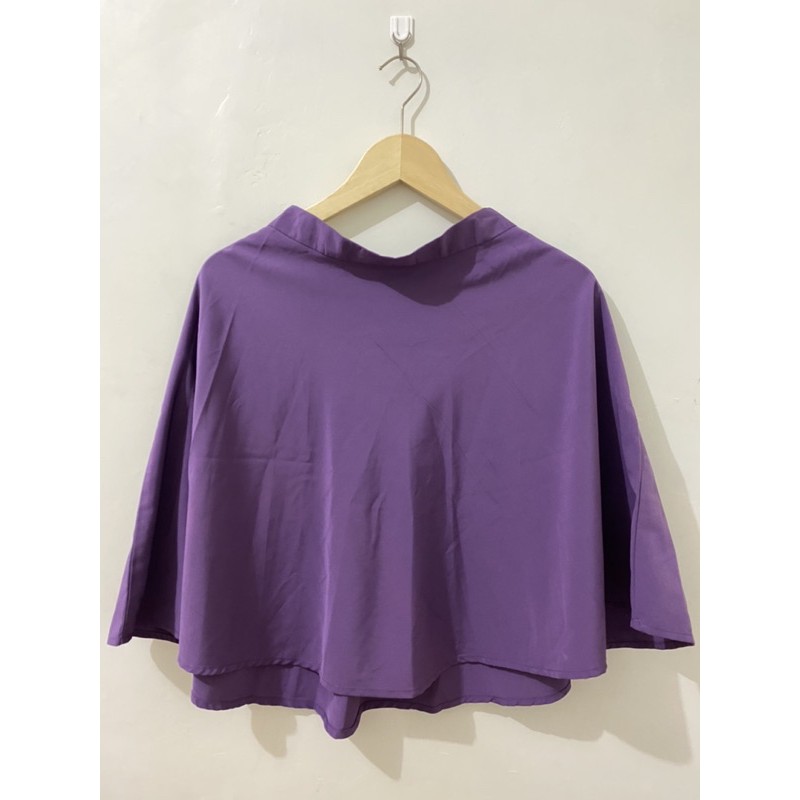 Preloved - Rok pendek ungu All size/ Flare Skirt