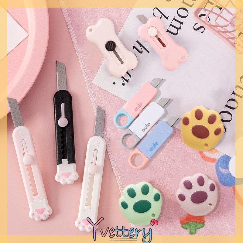 

COD❤️ Sanrio Pisau Cutter Pemotong Kertas / Cute Mini Craft Wrapping Box Paper Envelope Cutter Utility Knife Letter Opener yy