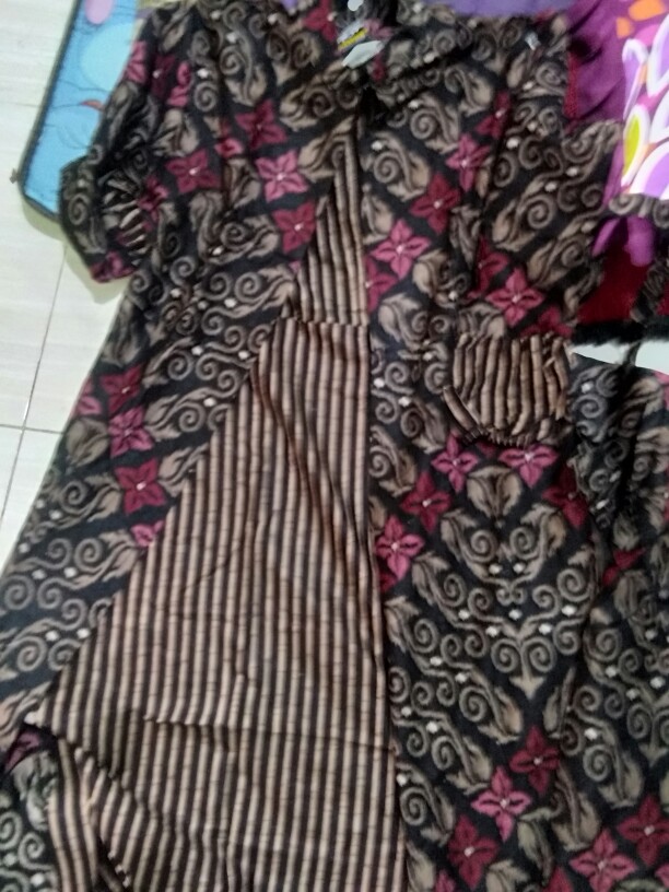 Couple Batik Maura - Sania Ruffle Batik Couple Ori Ndoro Jowi Dnt Garansi Termurah Shopee