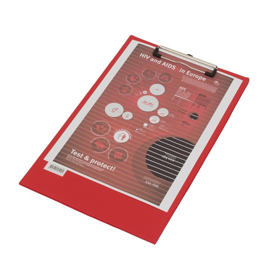 Bantex Clipboard Folio Red 4205 09