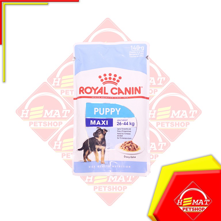 Makanan Anjing Basah Royal Canin Maxi Puppy Pouch 140gr Wet Food