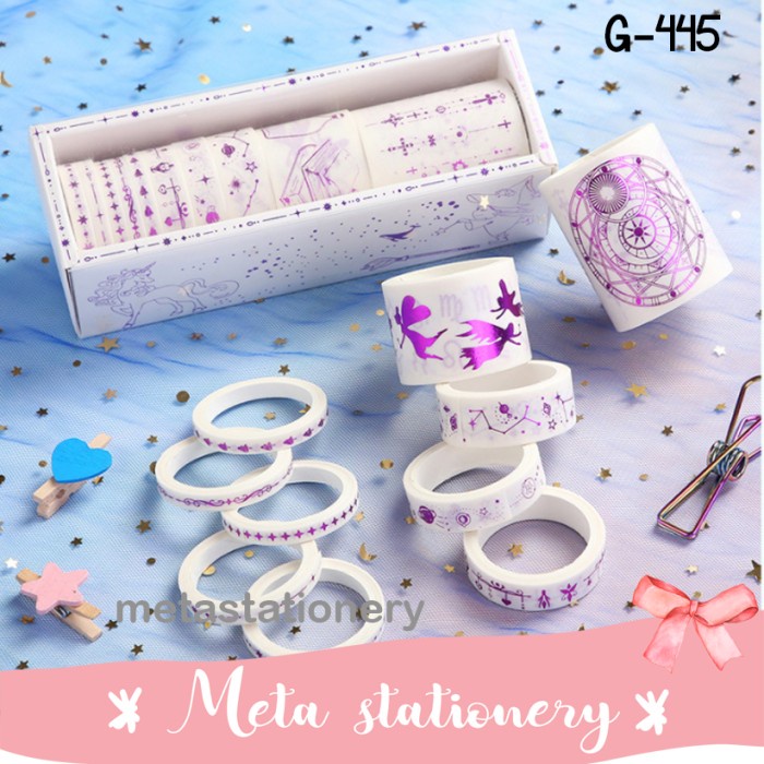 

Update Selotip / Masking Tape / Washi Tape Set 10Pcs Hemat