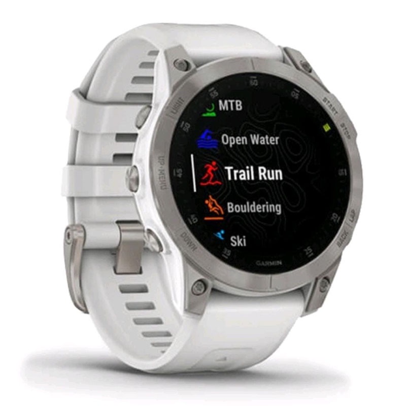 JAM TANGAN GARMIN SMARTWATCH PRIA SMARTWATCH WANITA EPIX GEN 2 CARRERA WHITE TIW SILICONE BAND SEA E