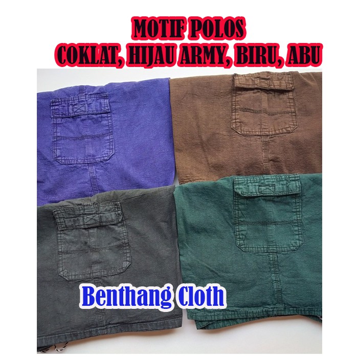 CELANA PENDEK KOLOR CARGO SEMI JEANS DENIM LEVIS UFC - 3 MOTIF