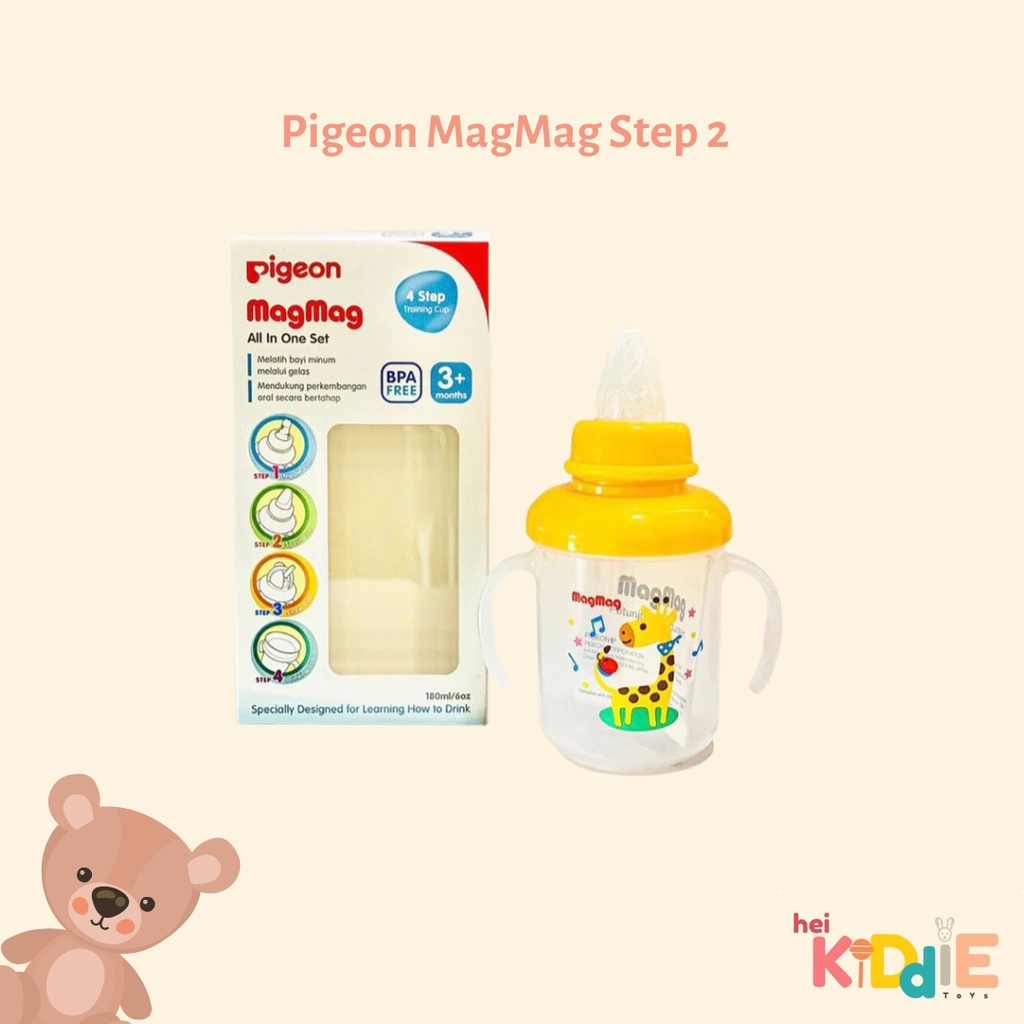 Botol Minum Pigeon Mag Mag All in One Set/ step 1/step 2/step3/step 4