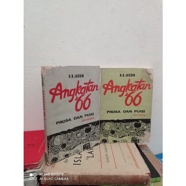 BUKU HB JASSIN ANGKATAN 66 PROSA DAN PUISI