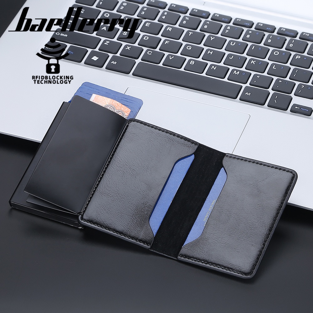 BAELLERRY K9178 Dompet Kartu Pria Bahan Kulit PU Leather Premium WATCHKITE WKOS